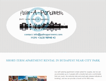 Tablet Screenshot of palmapartment.com